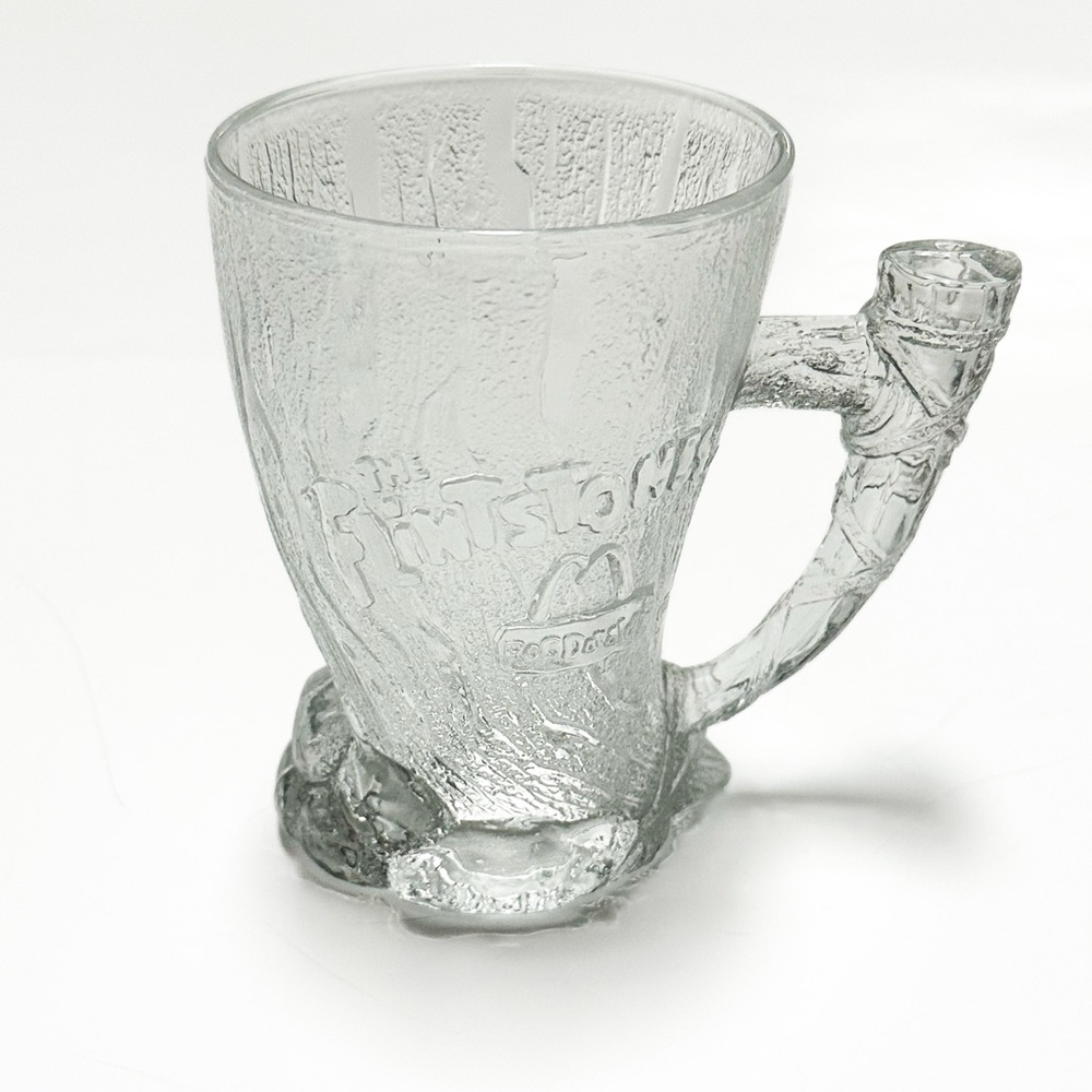 1993 McDonald's The Flintstones RocDonald's Mammoth Mug Collectible Glassware